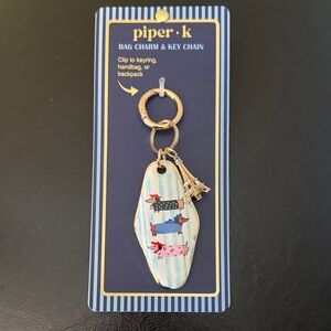 Brand New-Piper K Paris Dachshund Bag Charm